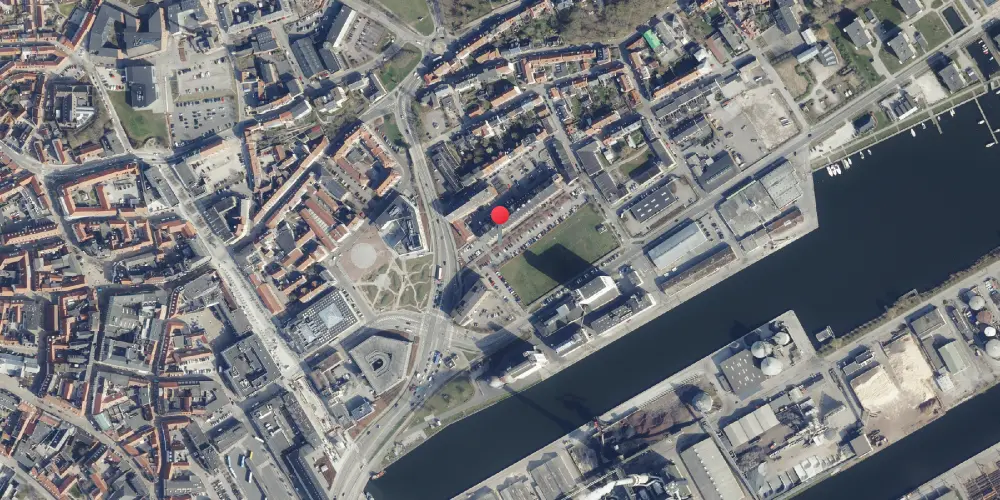Historisk kort over Randers Privatbanestation Historisk kort over Randers Privatbanestation
