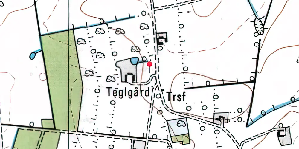 Historisk kort over Flåris Trinbræt Historisk kort over Flåris Trinbræt