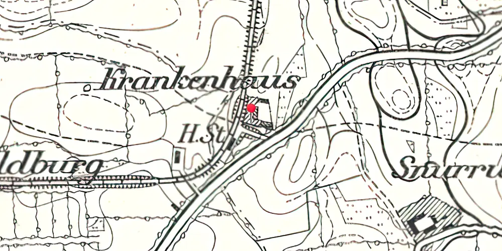 Historisk kort over Asserballe Station Historisk kort over Asserballe Station