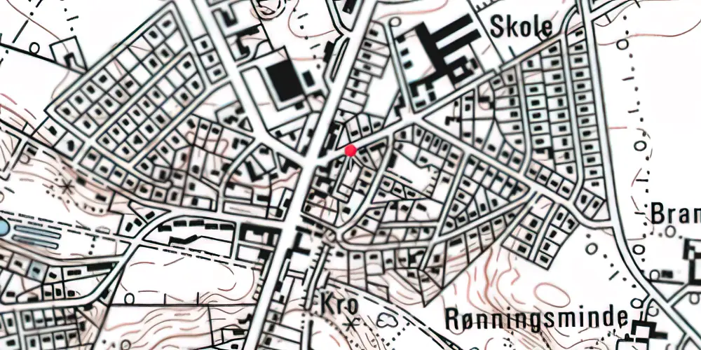 Historisk kort over Bramdrup Holdeplads Historisk kort over Bramdrup Holdeplads