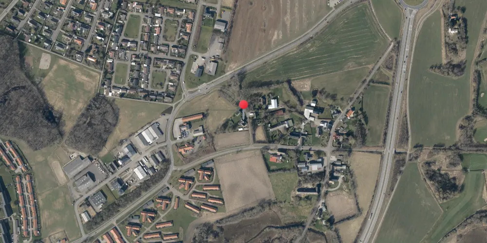 Historisk kort over Bro Station Historisk kort over Bro Station