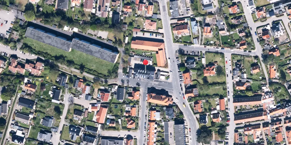 Historisk kort over Dragør Station Historisk kort over Dragør Station