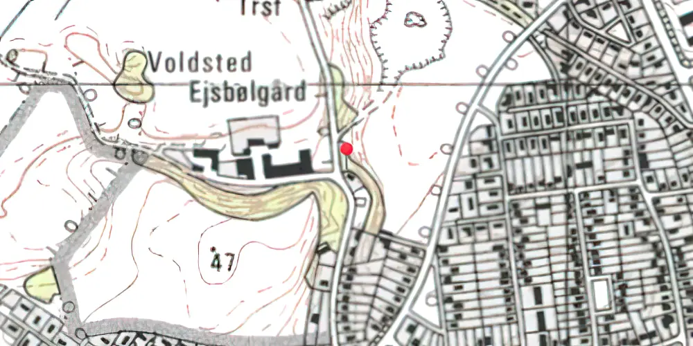 Historisk kort over Ejsbøl Holdeplads Historisk kort over Ejsbøl Holdeplads