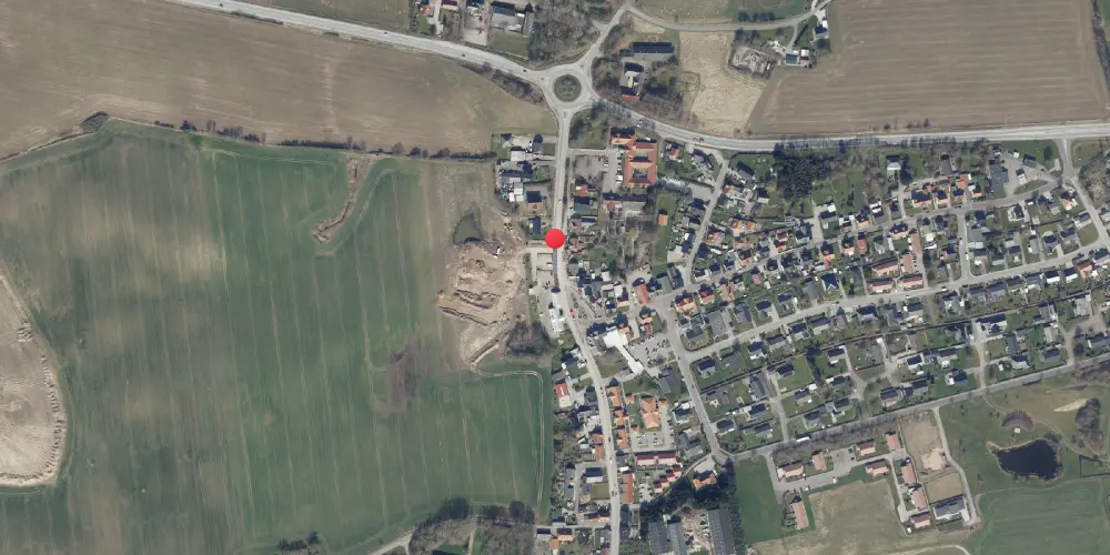 Historisk kort over Felsted Stationskro Historisk kort over Felsted Stationskro