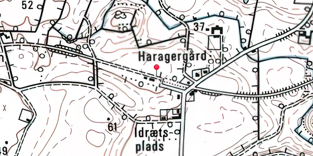 Historisk kort over Ferup Station Historisk kort over Ferup Station