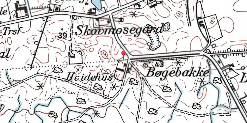 Historisk kort over Freerslev Hegn Trinbræt Historisk kort over Freerslev Hegn Trinbræt