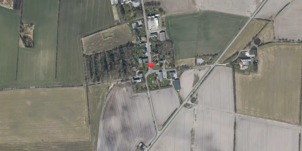 Historisk kort over Galsted Station Historisk kort over Galsted Station