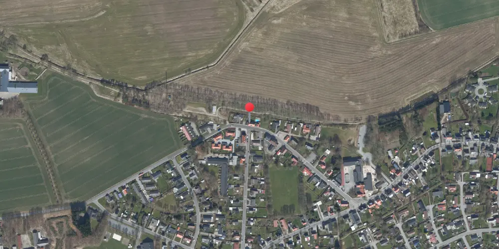 Historisk kort over Gesten Station Historisk kort over Gesten Station