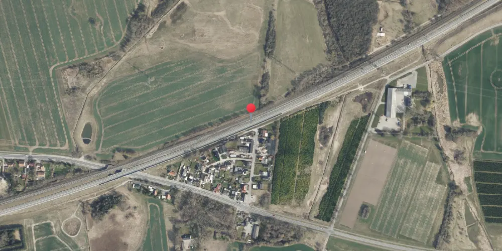 Historisk kort over Kværkeby Krydsningsstation Historisk kort over Kværkeby Krydsningsstation