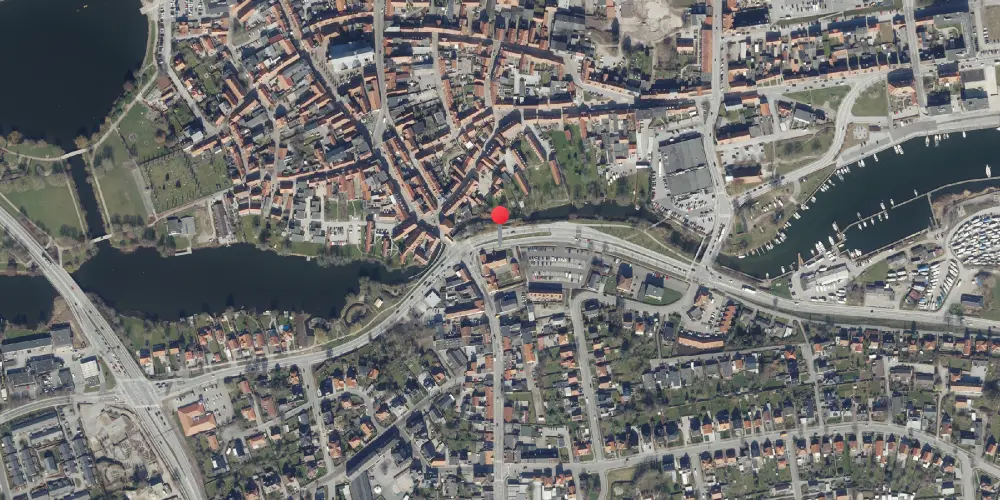 Historisk kort over Haderslev Sydbanegård Historisk kort over Haderslev Sydbanegård