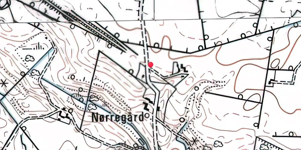 Historisk kort over Hjelmdrupvej Trinbræt Historisk kort over Hjelmdrupvej Trinbræt
