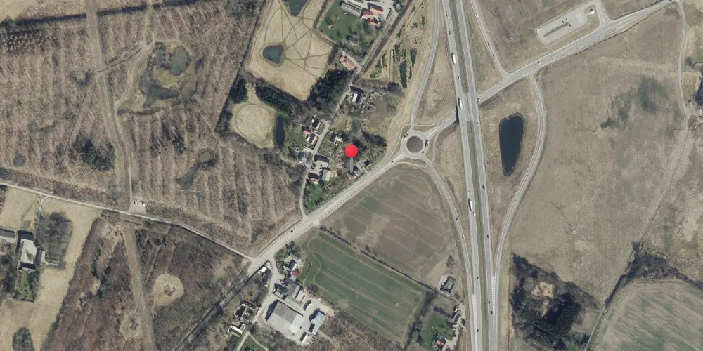 Historisk kort over Hoppeshuse Station Historisk kort over Hoppeshuse Station