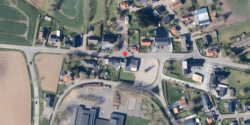 Historisk kort over Kirke-Hørup Trinbræt med Sidespor Historisk kort over Kirke-Hørup Trinbræt med Sidespor
