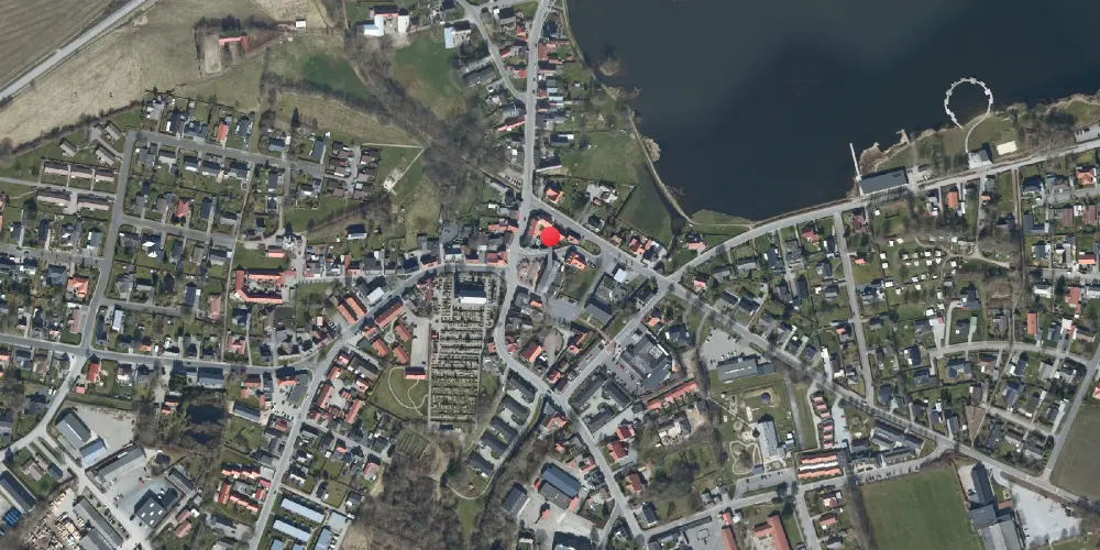 Historisk kort over Jels Stationskro Historisk kort over Jels Stationskro