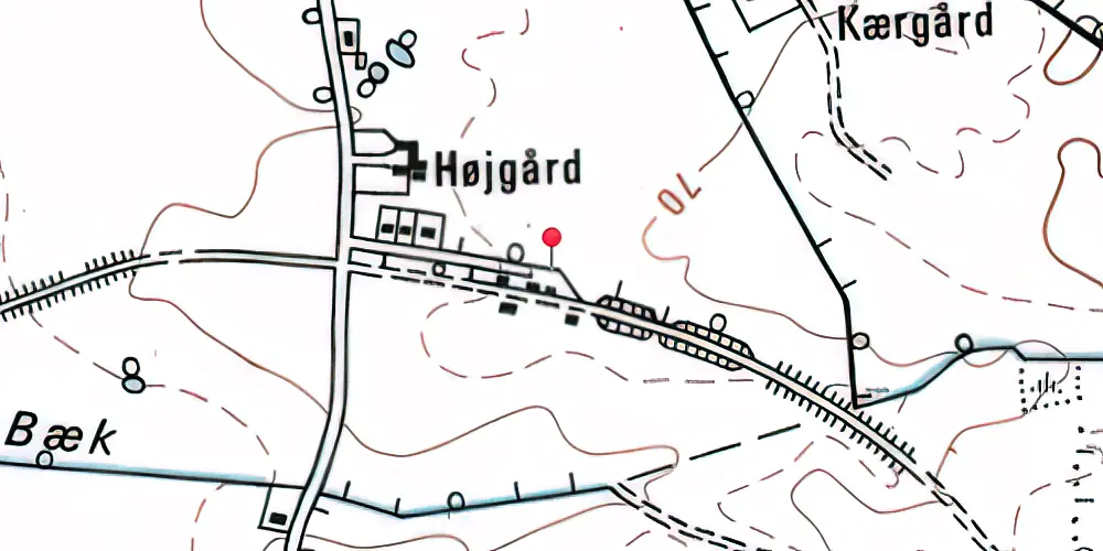 Historisk kort over Jordrup Station Historisk kort over Jordrup Station