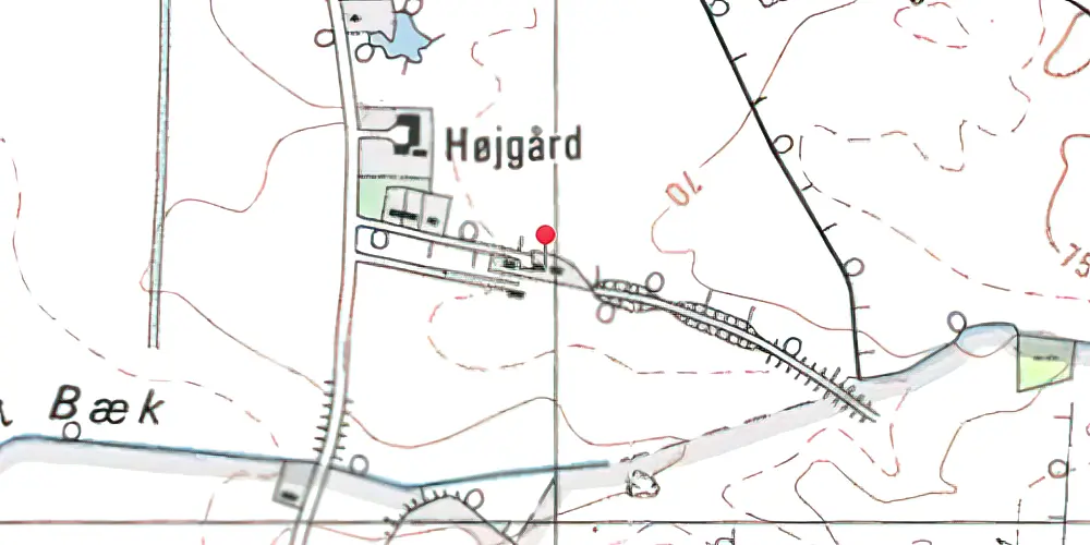 Historisk kort over Jordrup Station Historisk kort over Jordrup Station