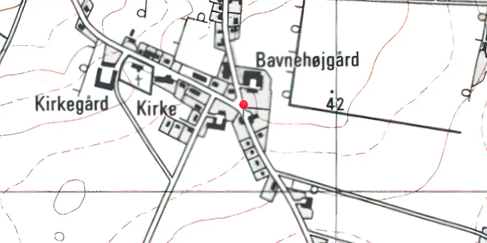 Historisk kort over Krejbjerg Station Historisk kort over Krejbjerg Station