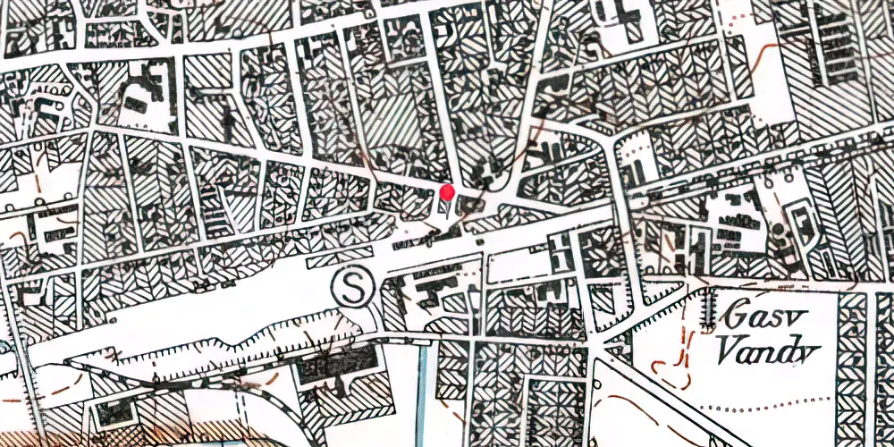 Historisk kort over Glostrup Station Historisk kort over Glostrup Station