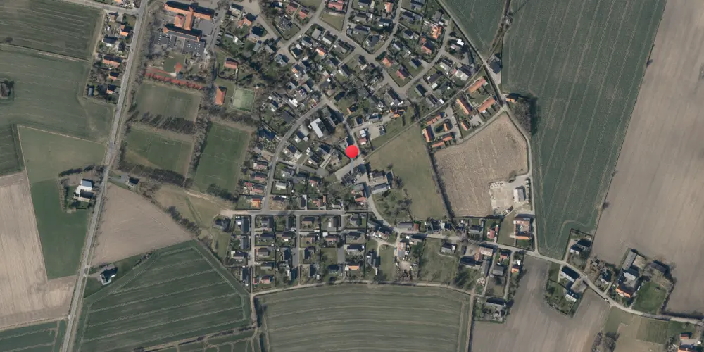 Historisk kort over Lysabild Station Historisk kort over Lysabild Station