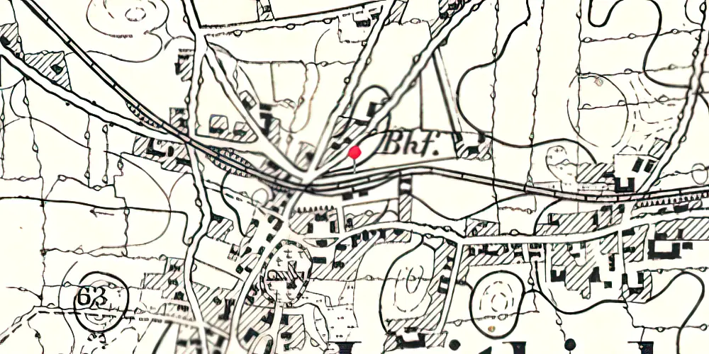 Historisk kort over Løjt Kirkeby Stationskro Historisk kort over Løjt Kirkeby Stationskro