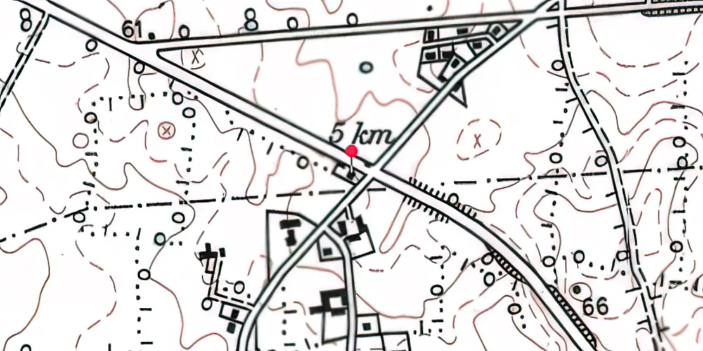 Historisk kort over Moltrup Station Historisk kort over Moltrup Station