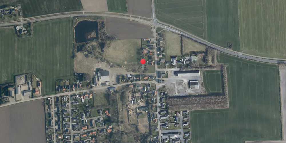 Historisk kort over Møgeltønder Station Historisk kort over Møgeltønder Station