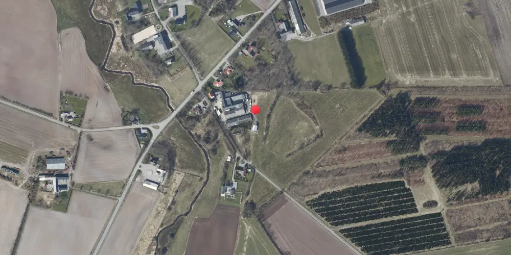 Historisk kort over Neder Jerstal Station Historisk kort over Neder Jerstal Station