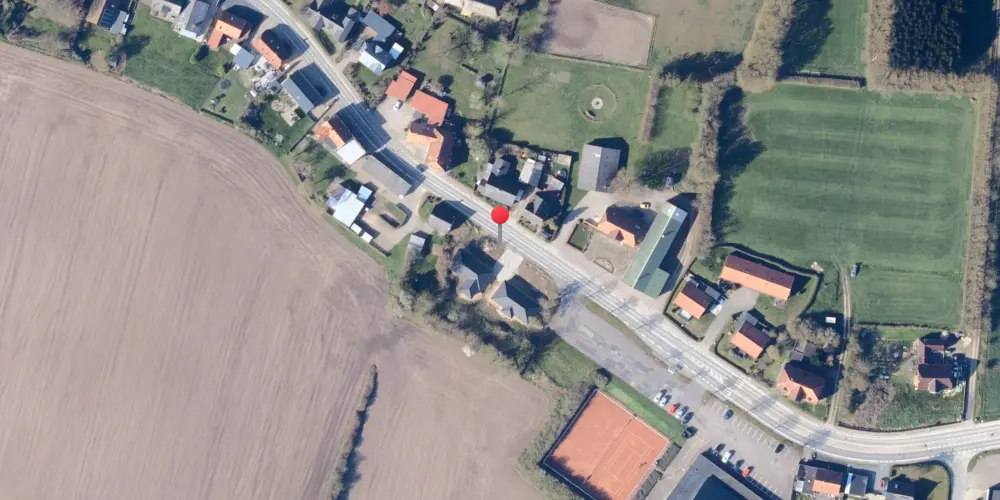 Historisk kort over Neder-Tandslet Station Historisk kort over Neder-Tandslet Station