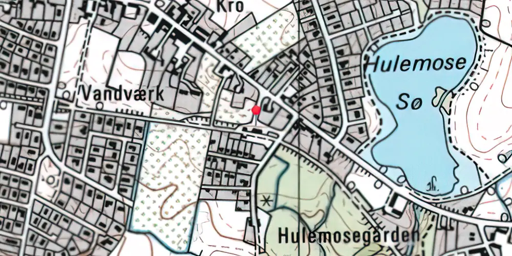 Historisk kort over Nyråd Station Historisk kort over Nyråd Station
