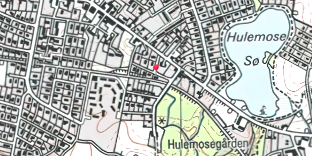 Historisk kort over Nyråd Station Historisk kort over Nyråd Station