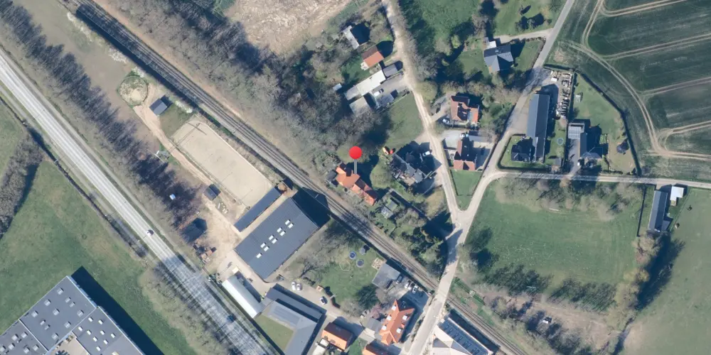 Historisk kort over Ragebøl Station Historisk kort over Ragebøl Station