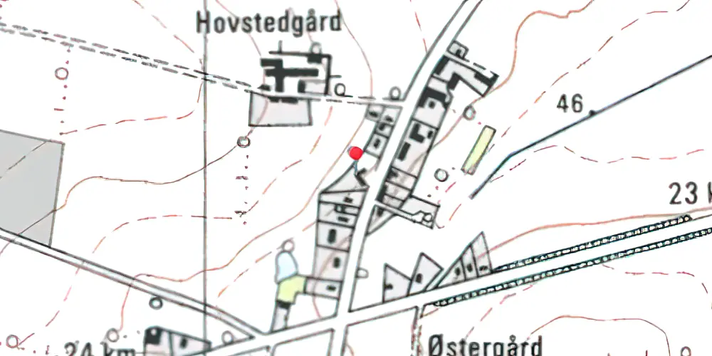 Historisk kort over Rangstrup Station Historisk kort over Rangstrup Station