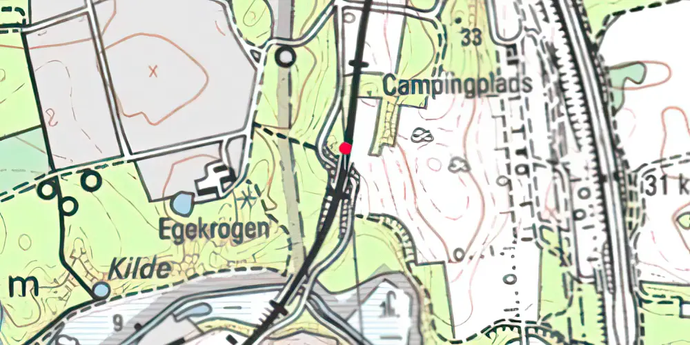 Historisk kort over Mølleå Trinbræt Historisk kort over Mølleå Trinbræt