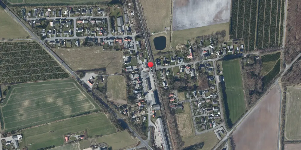 Historisk kort over Hovslund Stationsby Krydsningsstation Historisk kort over Hovslund Stationsby Krydsningsstation