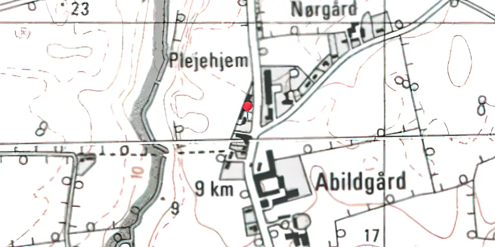 Historisk kort over Sillerup Station Historisk kort over Sillerup Station