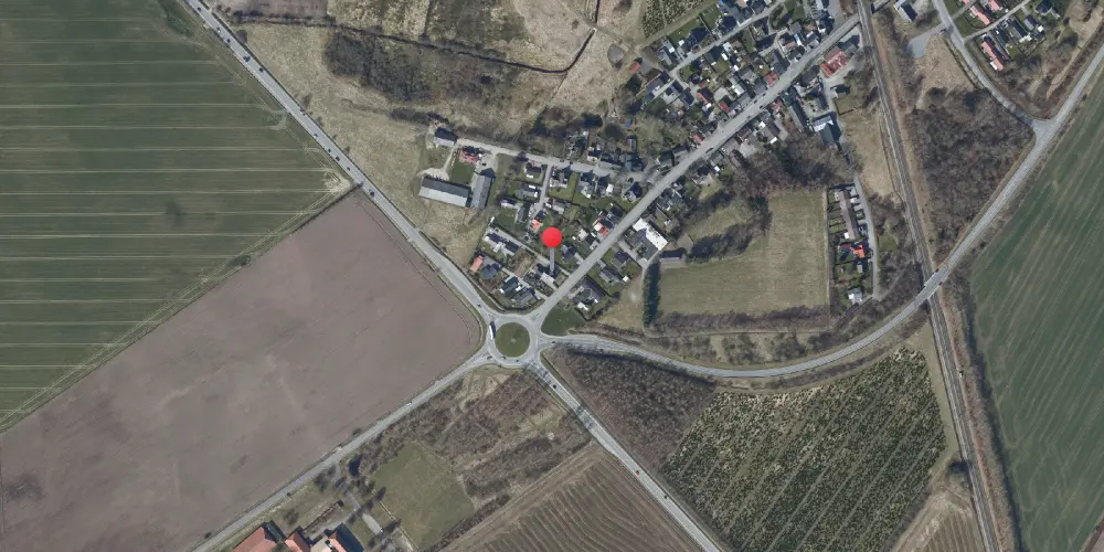 Historisk kort over Sommersted Vest Station Historisk kort over Sommersted Vest Station