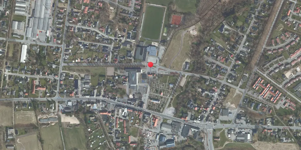 Historisk kort over Sønder Omme Station Historisk kort over Sønder Omme Station