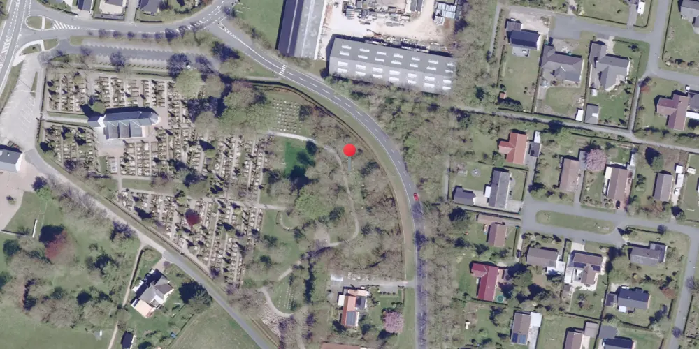 Historisk kort over Toftlund Kirke Holdeplads med sidespor Historisk kort over Toftlund Kirke Holdeplads med sidespor