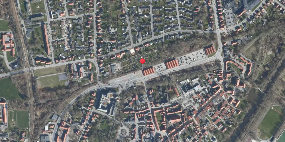 Historisk kort over Tønder Øst Station Historisk kort over Tønder Øst Station