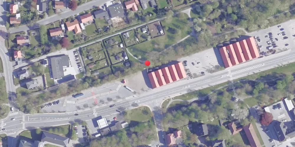 Historisk kort over Tønder Øst Station Historisk kort over Tønder Øst Station