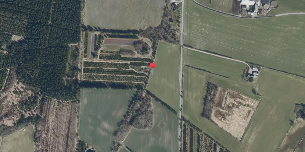 Historisk kort over Ullemølle Trinbræt med Sidespor Historisk kort over Ullemølle Trinbræt med Sidespor