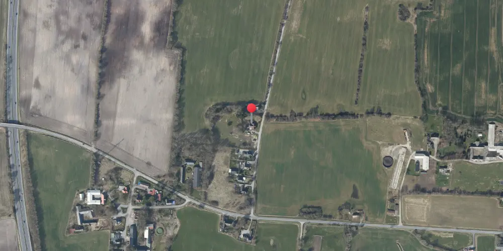 Historisk kort over Ustrup Station Historisk kort over Ustrup Station
