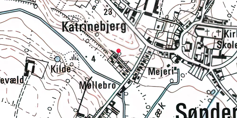 Historisk kort over Varmark Station