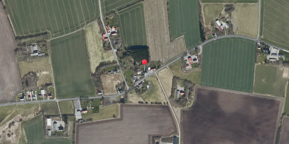 Historisk kort over Vester Lindet Station Historisk kort over Vester Lindet Station