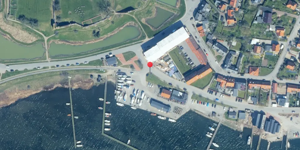 Historisk kort over Vordingborg Slot Station Historisk kort over Vordingborg Slot Station