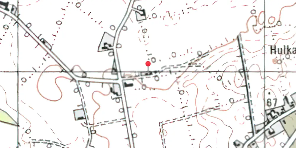 Historisk kort over Ødis-Bramdrup Station Historisk kort over Ødis-Bramdrup Station