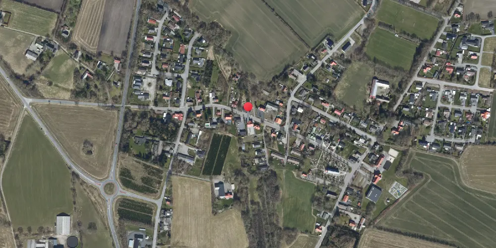 Historisk kort over Øster Lindet Station Historisk kort over Øster Lindet Station