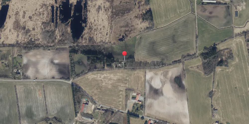 Historisk kort over Østermark Billetsalgssted Historisk kort over Østermark Billetsalgssted
