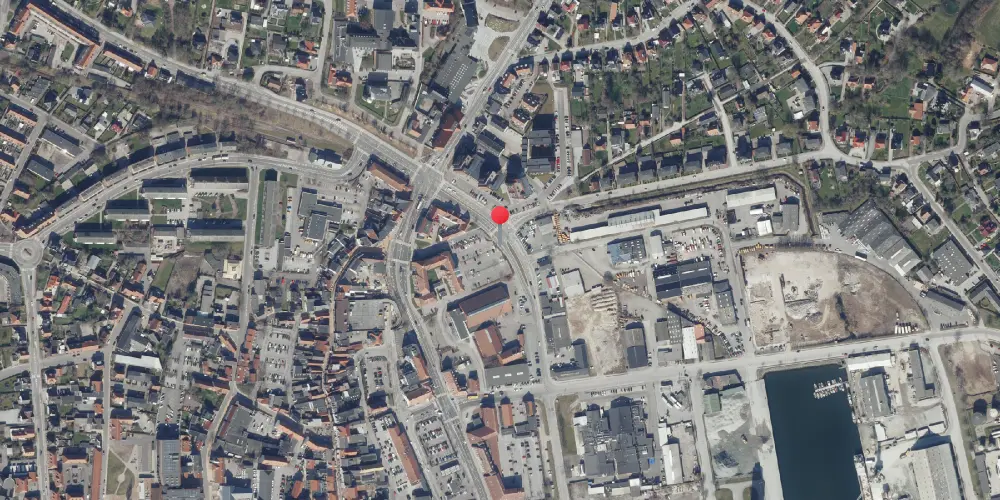 Historisk kort over Aabenraa Nørreport Trinbræt Historisk kort over Aabenraa Nørreport Trinbræt