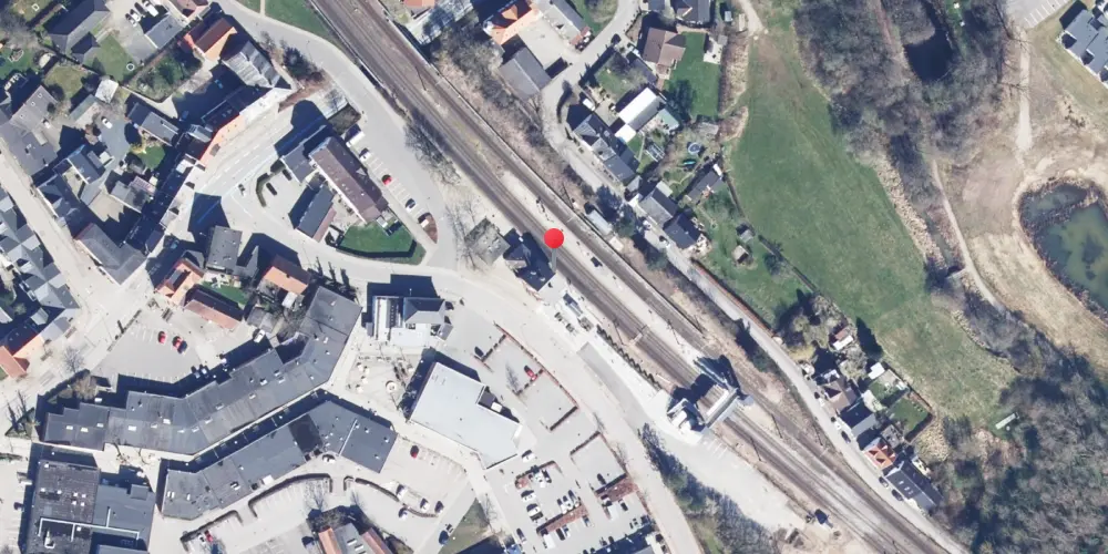 Historisk kort over Børkop Station Historisk kort over Børkop Station